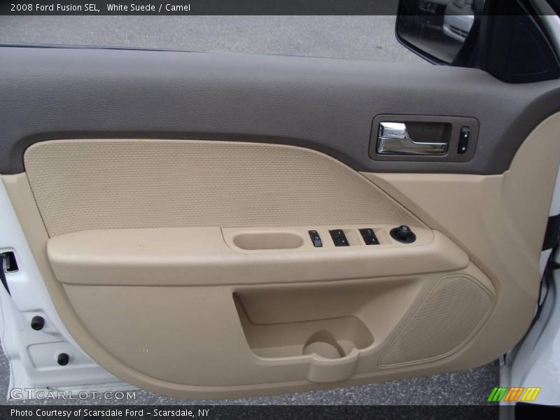 White Suede / Camel 2008 Ford Fusion SEL