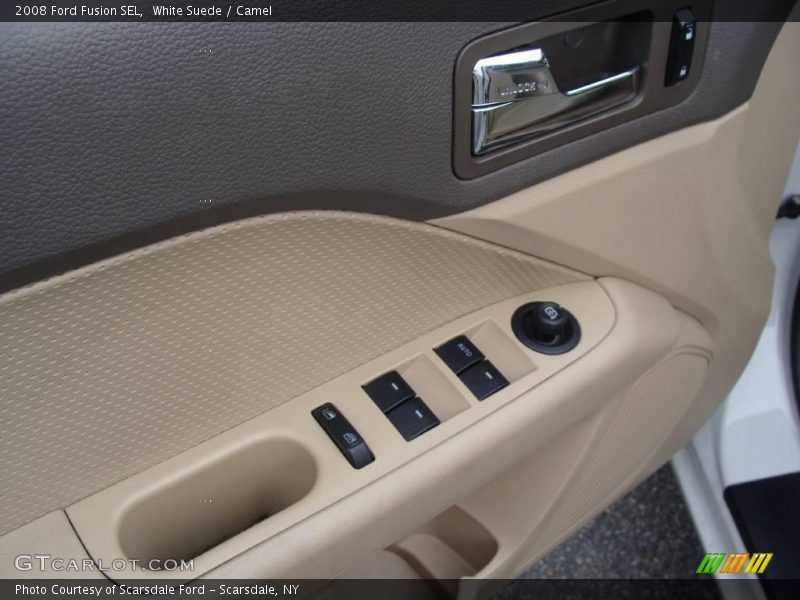 White Suede / Camel 2008 Ford Fusion SEL