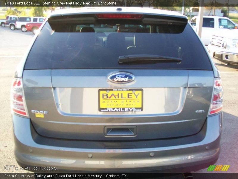 Sterling Grey Metallic / Medium Light Stone 2010 Ford Edge SEL