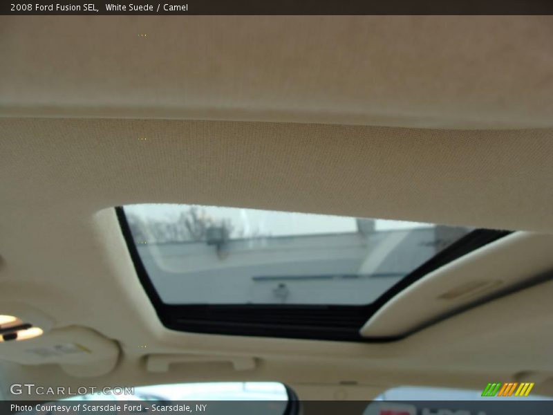 White Suede / Camel 2008 Ford Fusion SEL