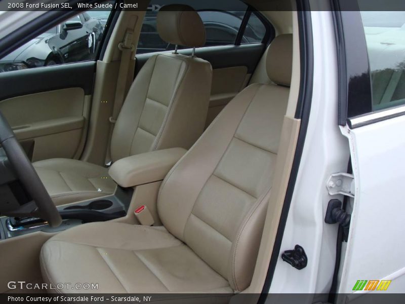 White Suede / Camel 2008 Ford Fusion SEL