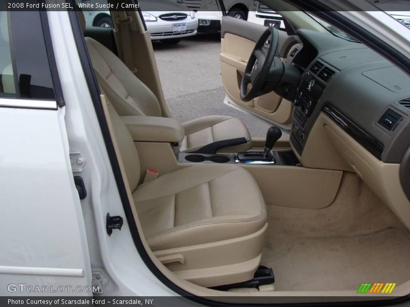 White Suede / Camel 2008 Ford Fusion SEL