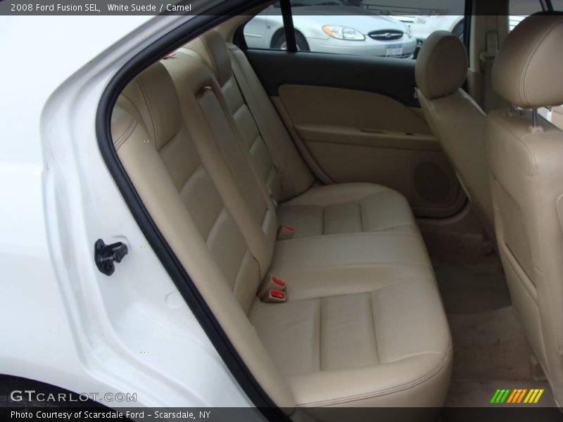 White Suede / Camel 2008 Ford Fusion SEL