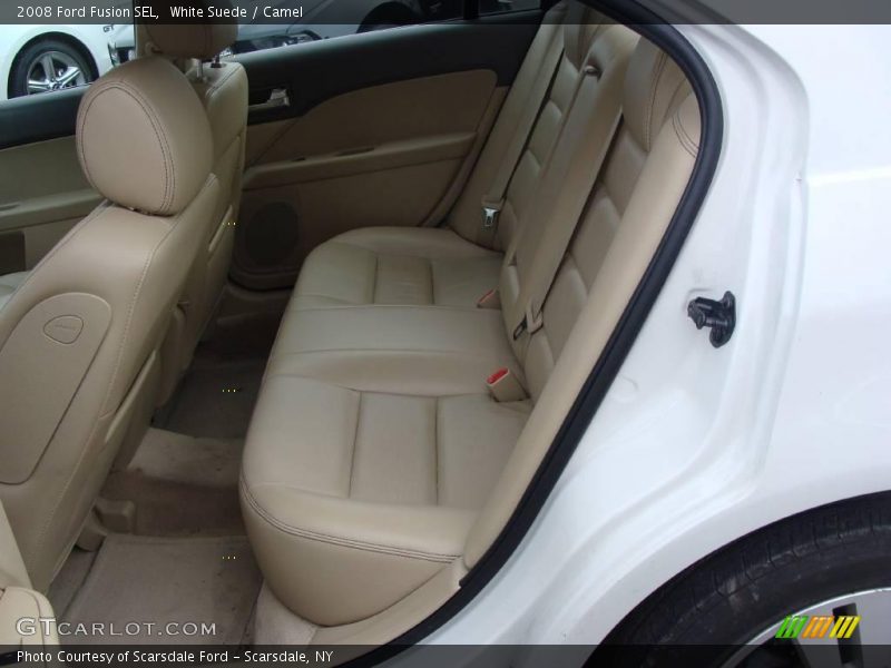 White Suede / Camel 2008 Ford Fusion SEL