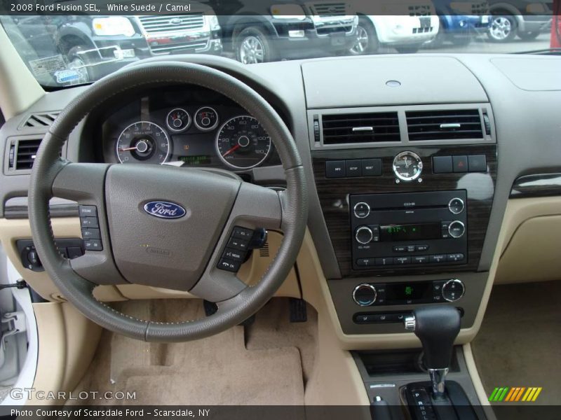 White Suede / Camel 2008 Ford Fusion SEL