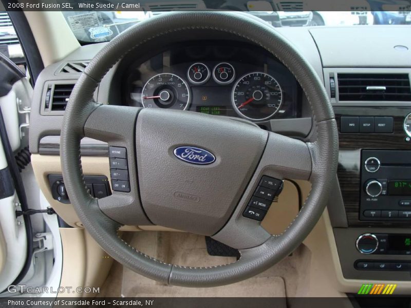 White Suede / Camel 2008 Ford Fusion SEL