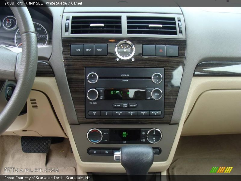 White Suede / Camel 2008 Ford Fusion SEL