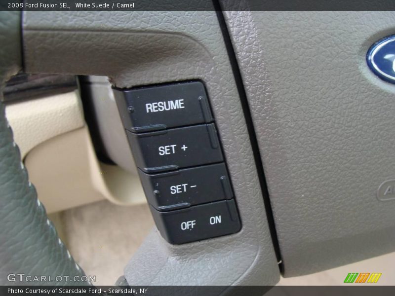 White Suede / Camel 2008 Ford Fusion SEL