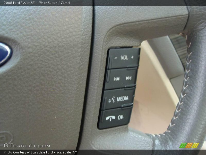 White Suede / Camel 2008 Ford Fusion SEL
