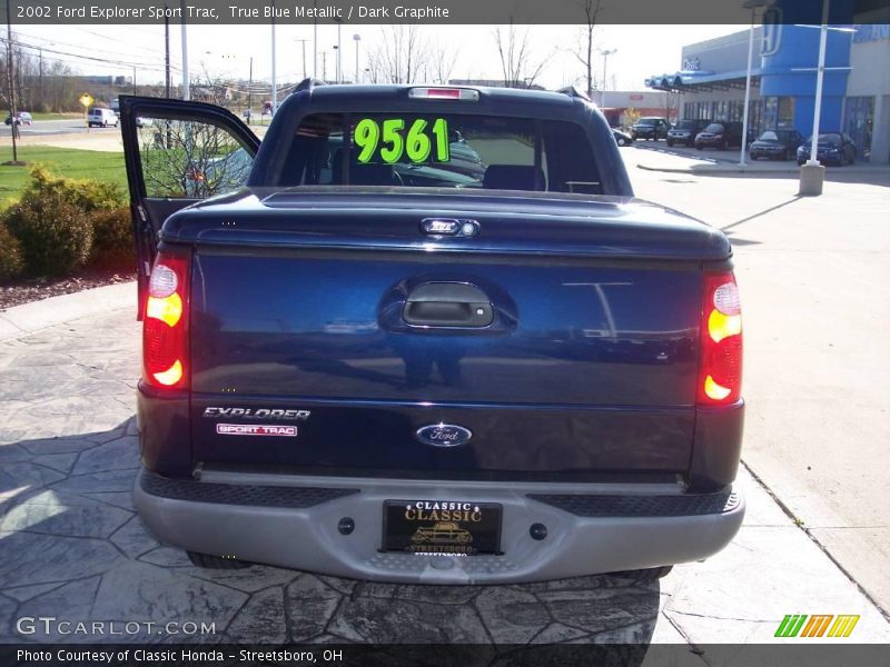 True Blue Metallic / Dark Graphite 2002 Ford Explorer Sport Trac