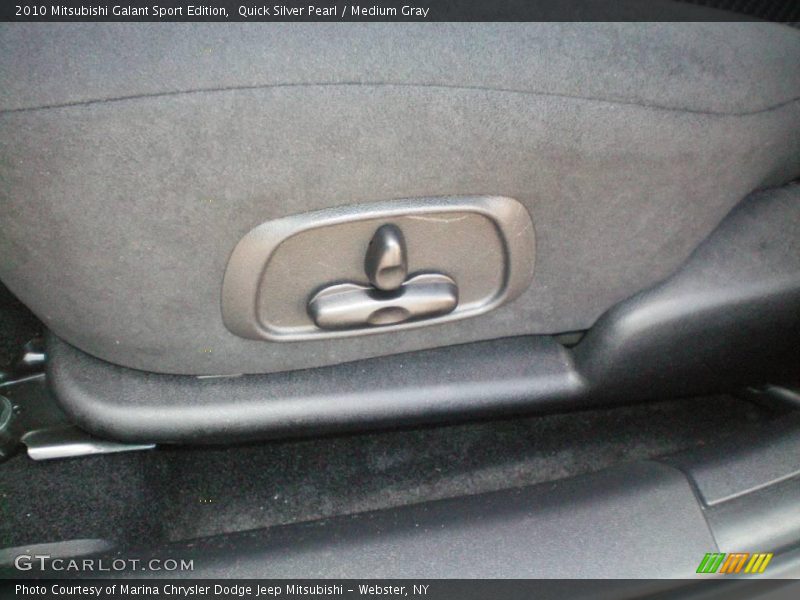 Quick Silver Pearl / Medium Gray 2010 Mitsubishi Galant Sport Edition
