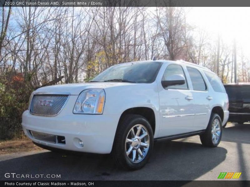 Summit White / Ebony 2010 GMC Yukon Denali AWD