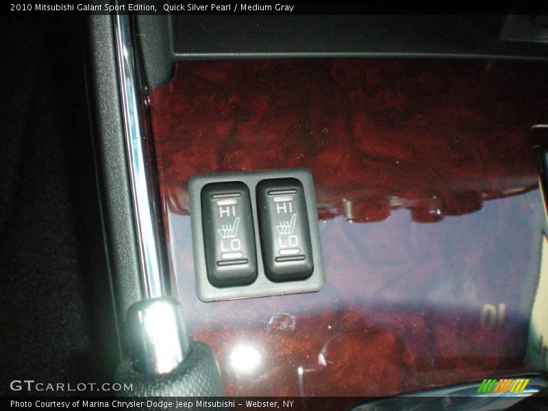 Quick Silver Pearl / Medium Gray 2010 Mitsubishi Galant Sport Edition