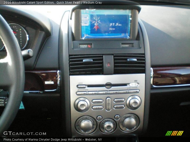 Quick Silver Pearl / Medium Gray 2010 Mitsubishi Galant Sport Edition