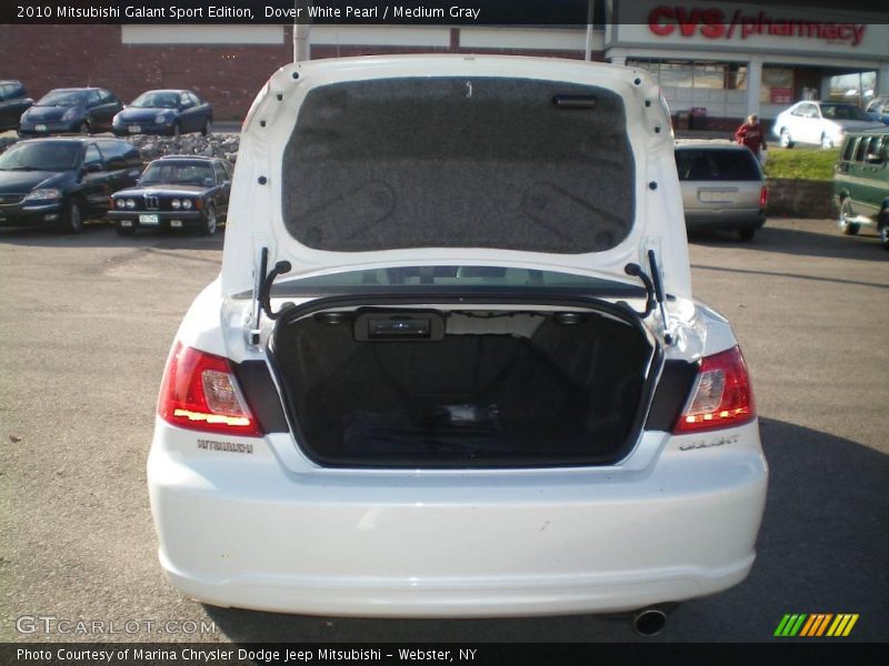Dover White Pearl / Medium Gray 2010 Mitsubishi Galant Sport Edition
