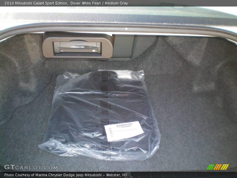 Dover White Pearl / Medium Gray 2010 Mitsubishi Galant Sport Edition