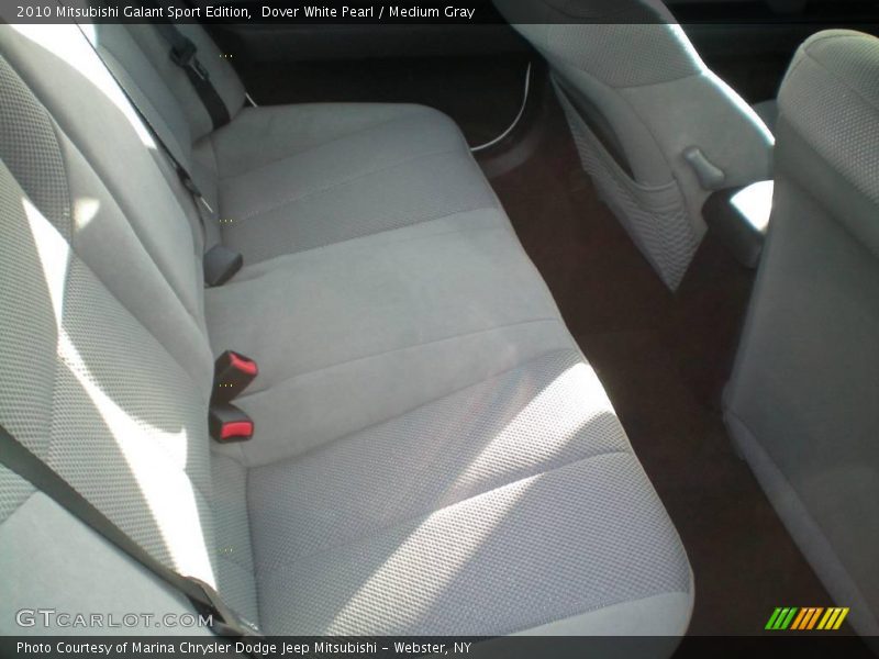 Dover White Pearl / Medium Gray 2010 Mitsubishi Galant Sport Edition
