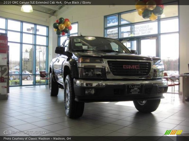 Onyx Black / Ebony 2010 GMC Canyon SLE Extended Cab 4x4