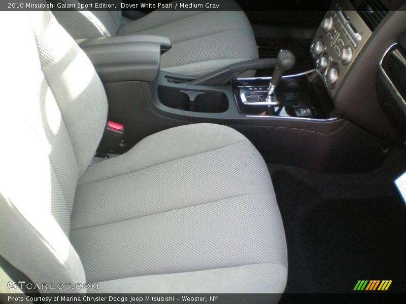 Dover White Pearl / Medium Gray 2010 Mitsubishi Galant Sport Edition