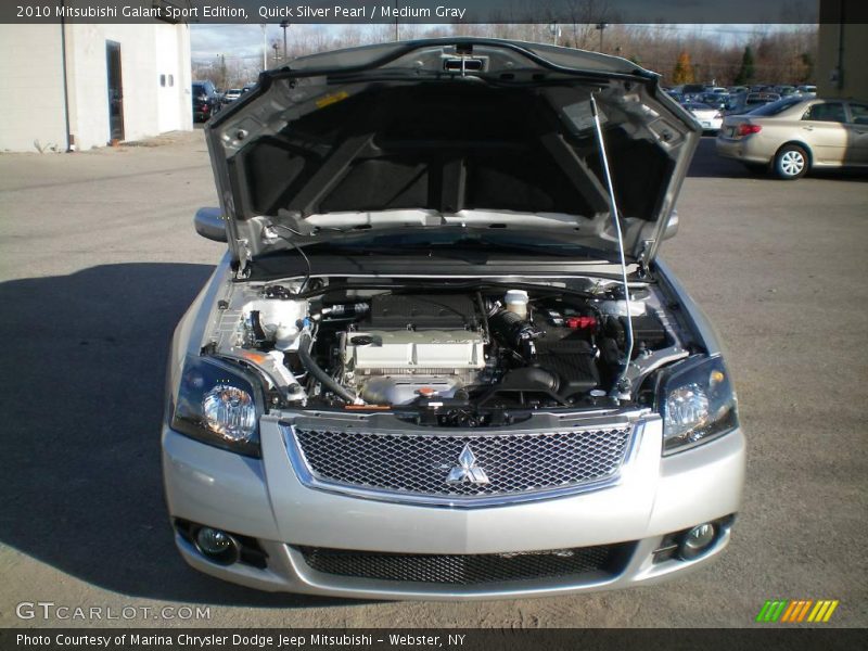 Quick Silver Pearl / Medium Gray 2010 Mitsubishi Galant Sport Edition