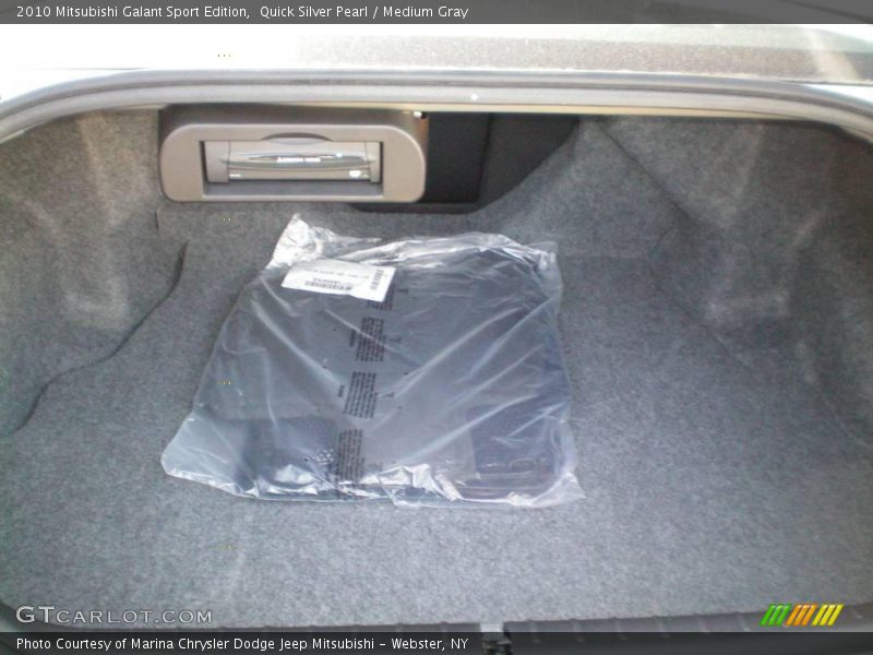Quick Silver Pearl / Medium Gray 2010 Mitsubishi Galant Sport Edition