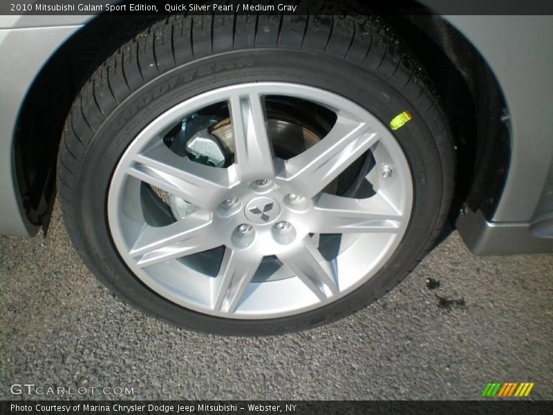 Quick Silver Pearl / Medium Gray 2010 Mitsubishi Galant Sport Edition