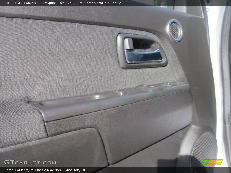 Pure Silver Metallic / Ebony 2010 GMC Canyon SLE Regular Cab 4x4