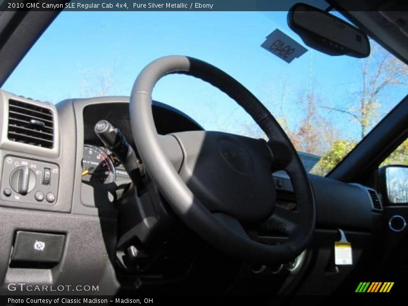 Pure Silver Metallic / Ebony 2010 GMC Canyon SLE Regular Cab 4x4