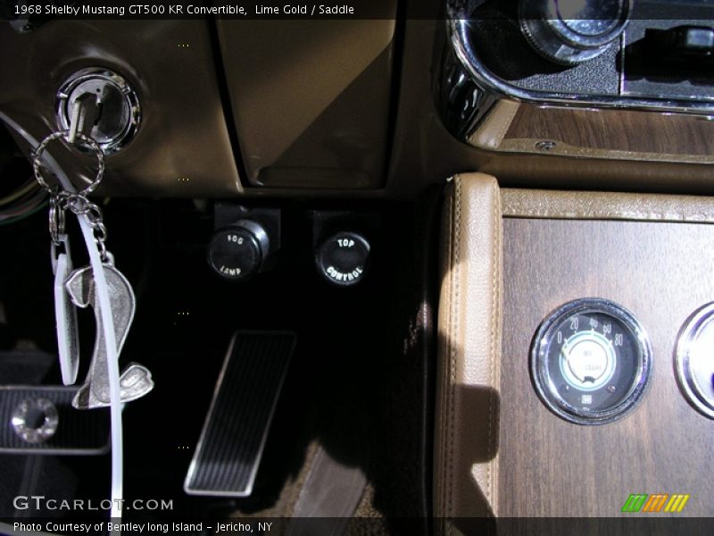 Lime Gold / Saddle 1968 Shelby Mustang GT500 KR Convertible