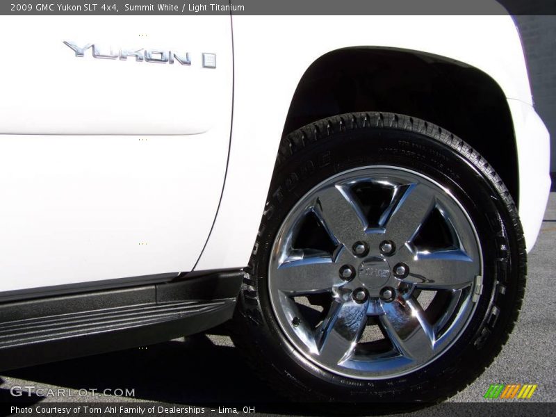 Summit White / Light Titanium 2009 GMC Yukon SLT 4x4