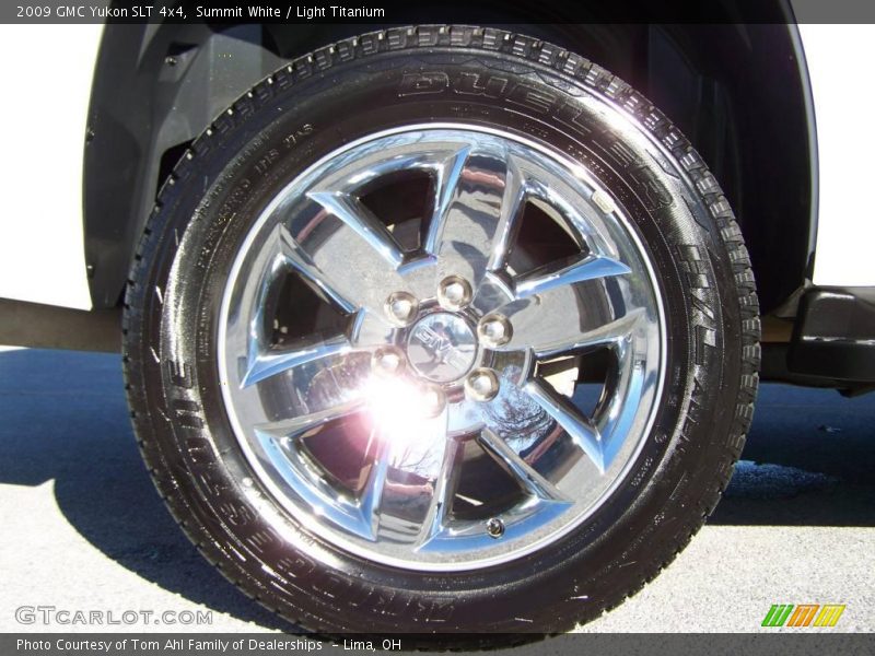 Summit White / Light Titanium 2009 GMC Yukon SLT 4x4