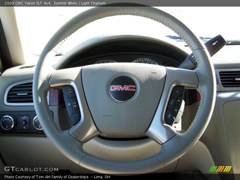 Summit White / Light Titanium 2009 GMC Yukon SLT 4x4