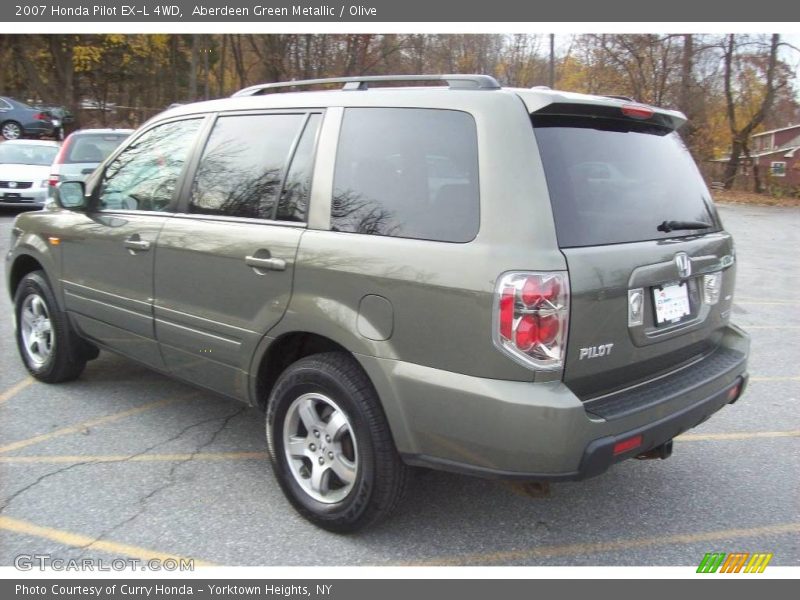 Aberdeen Green Metallic / Olive 2007 Honda Pilot EX-L 4WD
