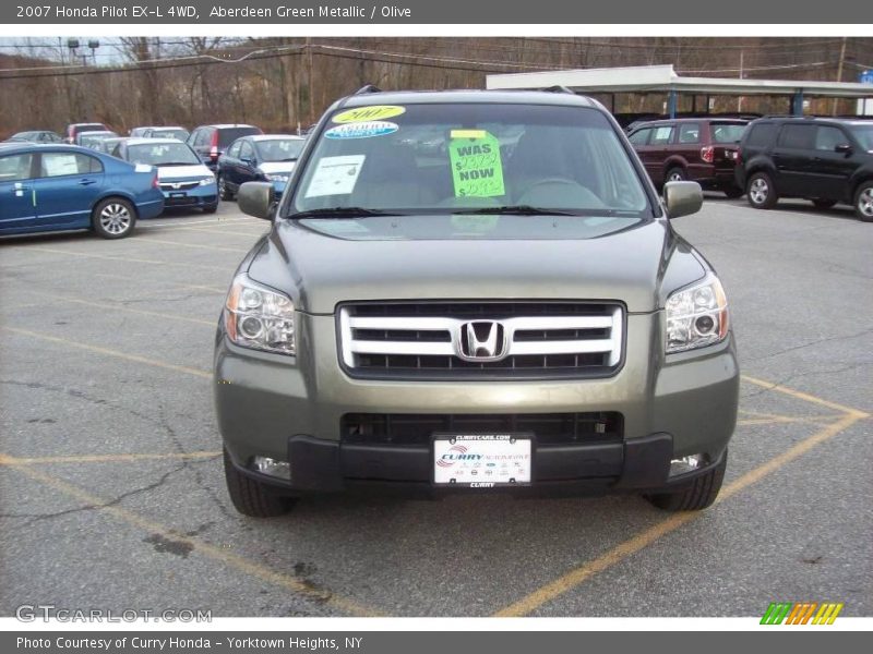 Aberdeen Green Metallic / Olive 2007 Honda Pilot EX-L 4WD
