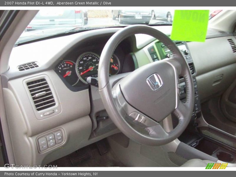 Aberdeen Green Metallic / Olive 2007 Honda Pilot EX-L 4WD