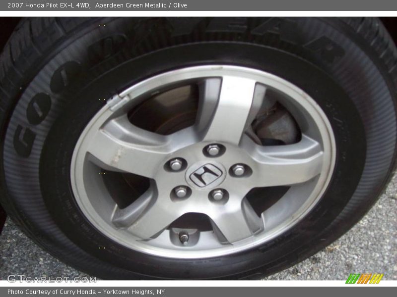 Aberdeen Green Metallic / Olive 2007 Honda Pilot EX-L 4WD