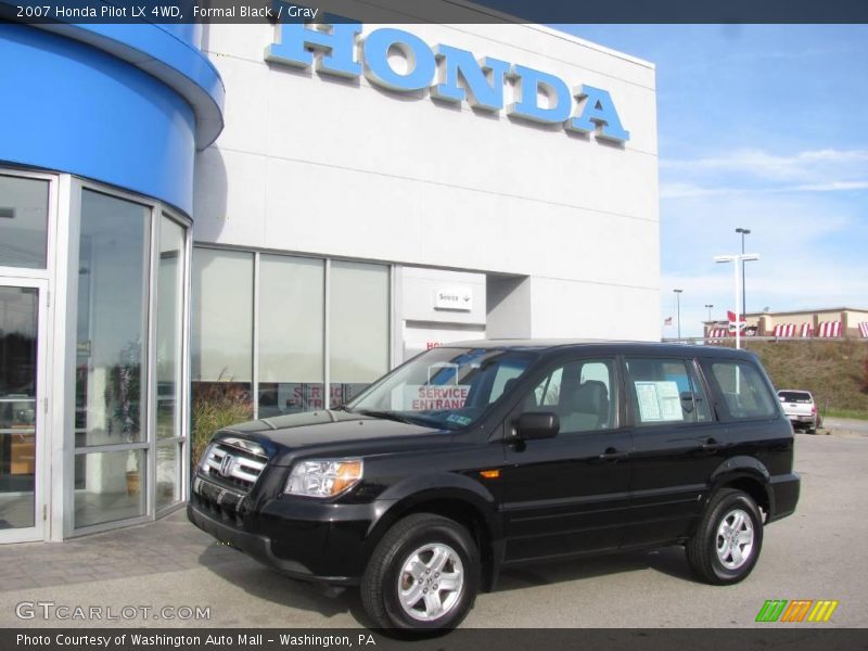 Formal Black / Gray 2007 Honda Pilot LX 4WD