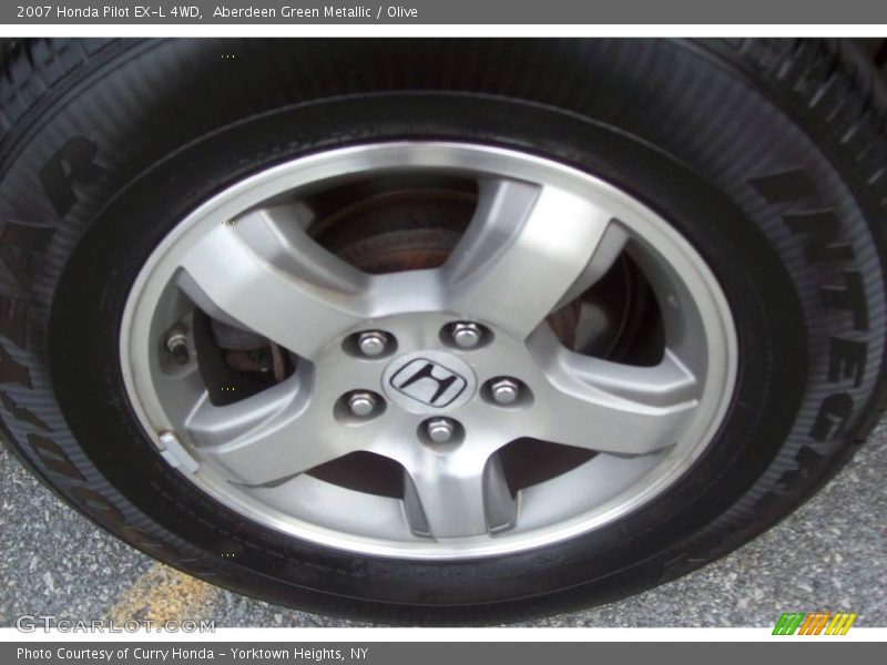 Aberdeen Green Metallic / Olive 2007 Honda Pilot EX-L 4WD