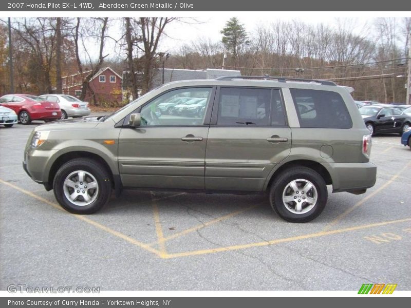 Aberdeen Green Metallic / Olive 2007 Honda Pilot EX-L 4WD