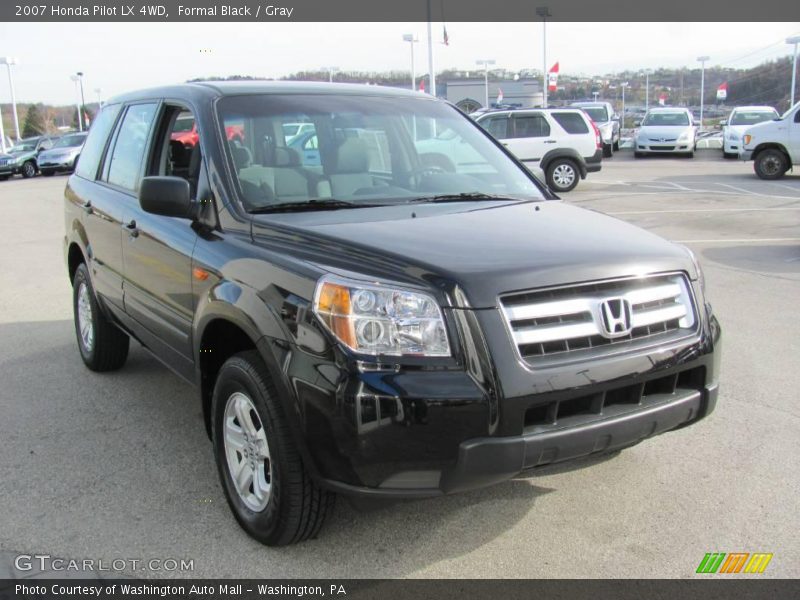 Formal Black / Gray 2007 Honda Pilot LX 4WD