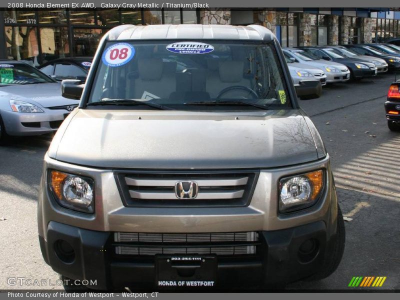 Galaxy Gray Metallic / Titanium/Black 2008 Honda Element EX AWD