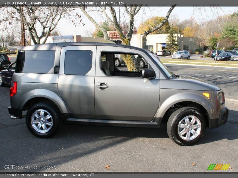 Galaxy Gray Metallic / Titanium/Black 2008 Honda Element EX AWD