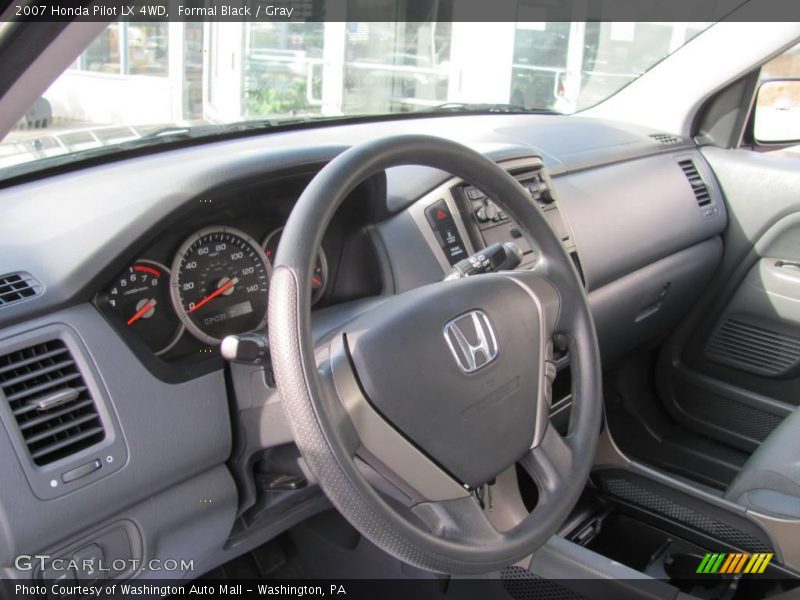 Formal Black / Gray 2007 Honda Pilot LX 4WD