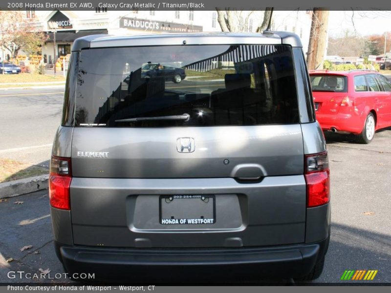 Galaxy Gray Metallic / Titanium/Black 2008 Honda Element EX AWD