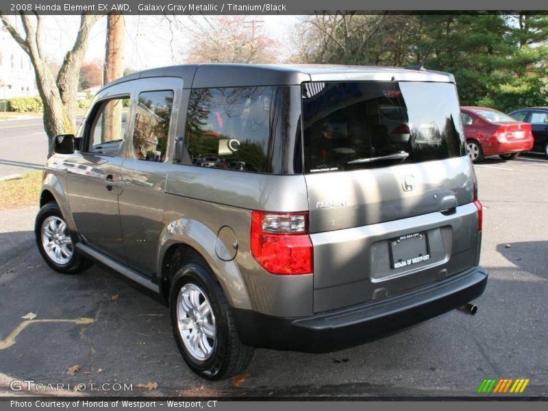 Galaxy Gray Metallic / Titanium/Black 2008 Honda Element EX AWD