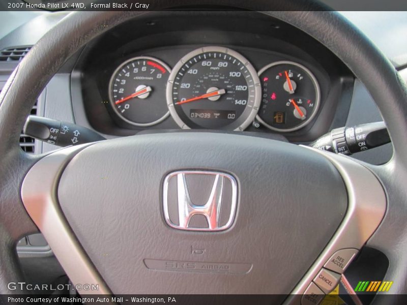 Formal Black / Gray 2007 Honda Pilot LX 4WD