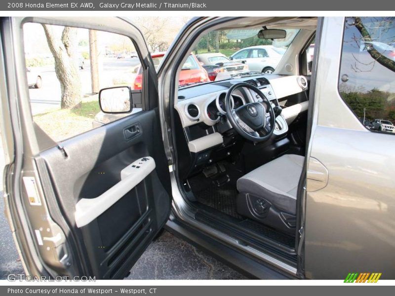 Galaxy Gray Metallic / Titanium/Black 2008 Honda Element EX AWD