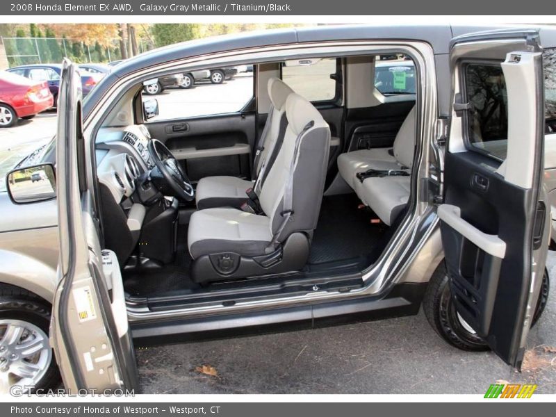 Galaxy Gray Metallic / Titanium/Black 2008 Honda Element EX AWD