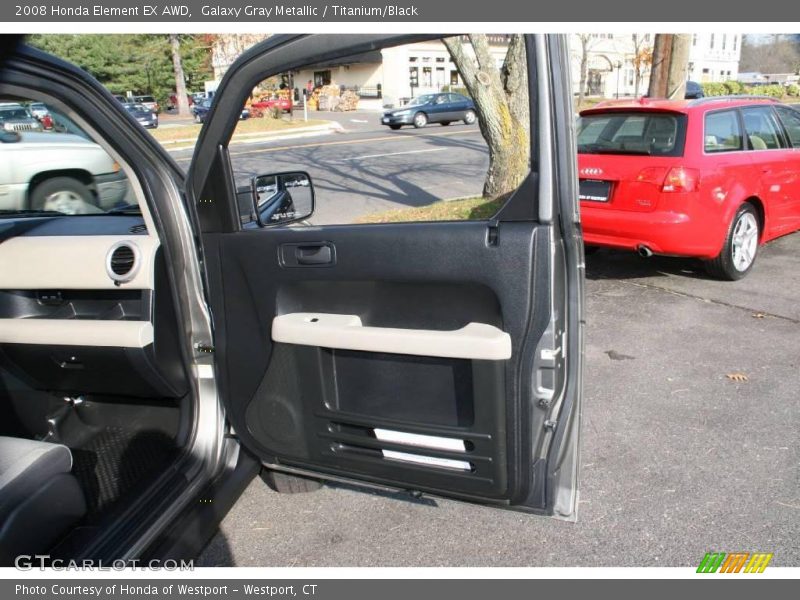 Galaxy Gray Metallic / Titanium/Black 2008 Honda Element EX AWD