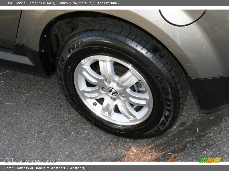 Galaxy Gray Metallic / Titanium/Black 2008 Honda Element EX AWD